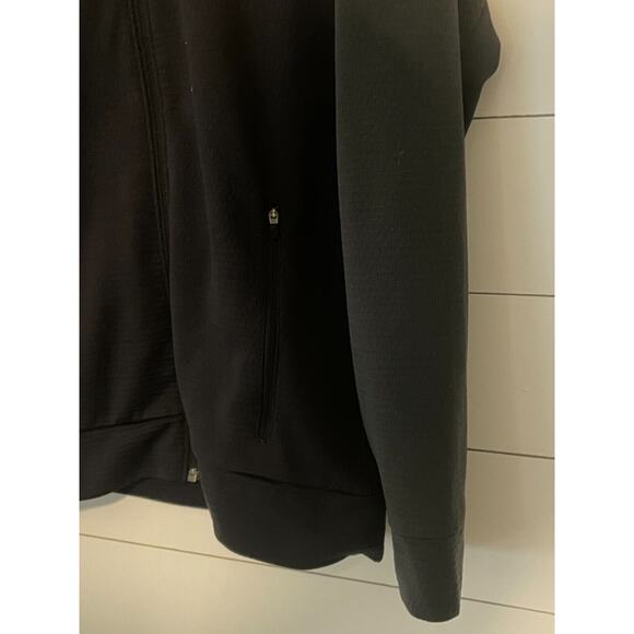 Nike Pro Training Jacket Small Gray and Black Therma-FIT Full-Zip‎ Long Sleeve - Picture 4 of 6